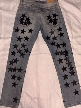 MNML Star Patch straight leg Denim 100% Cotton (Matching jacket available)